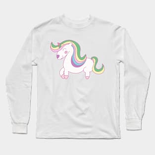 Adorable unicorn Long Sleeve T-Shirt